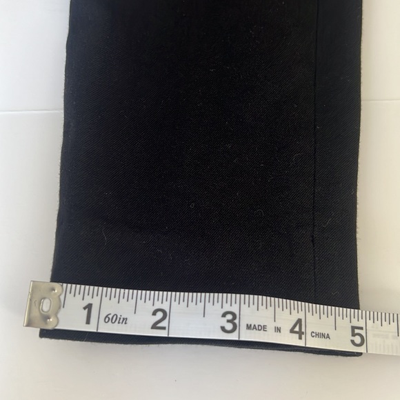 BANANA REPUBLIC SLOAN WOMENS PETITE BLACK SLACKS size 0 - Picture 6 of 13